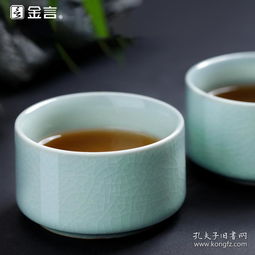 金言纯银茶漏与汝窑杯 功夫茶具旅行套装与定制服务的融合